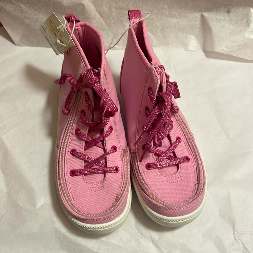 Billy pink zip/lace shoes